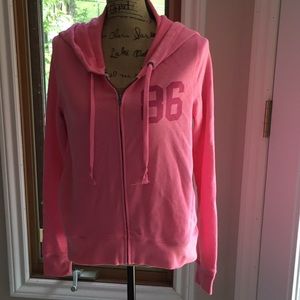 Pink Zip Up Jacket free tank with purchase